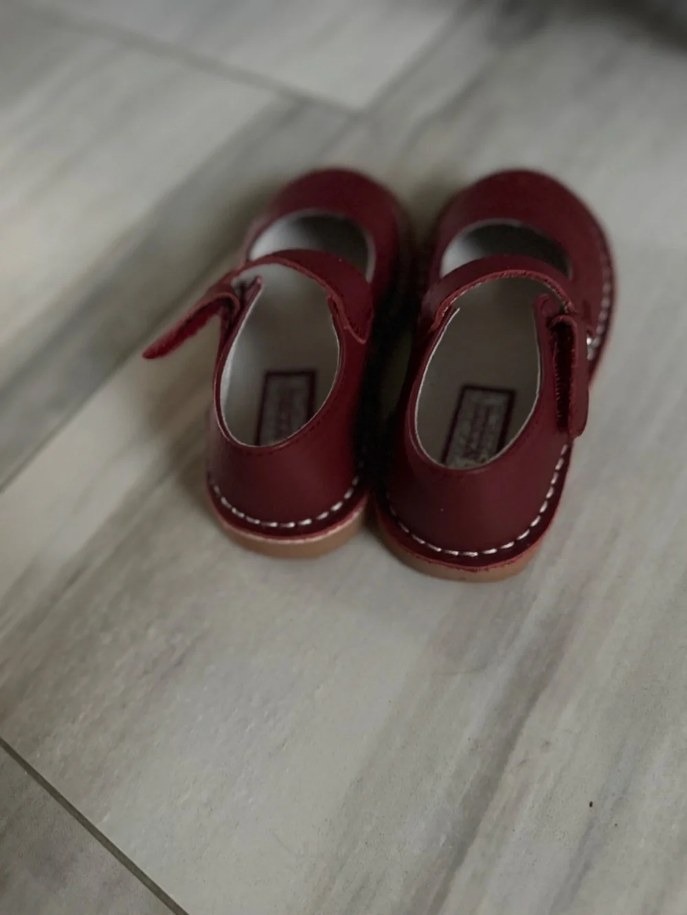 L'Amour Red Girls' Mary Jane Dress Shoes